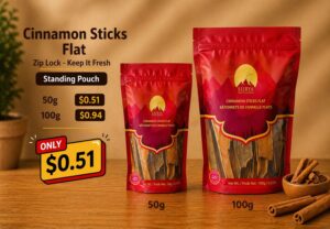 Cinnamon Sticks Flat - Dalchini