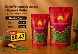 Dry Fenugreek Leaves - Kasoori Methi