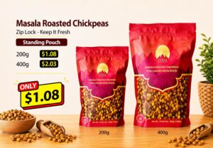 Masala Roasted Chickpeas